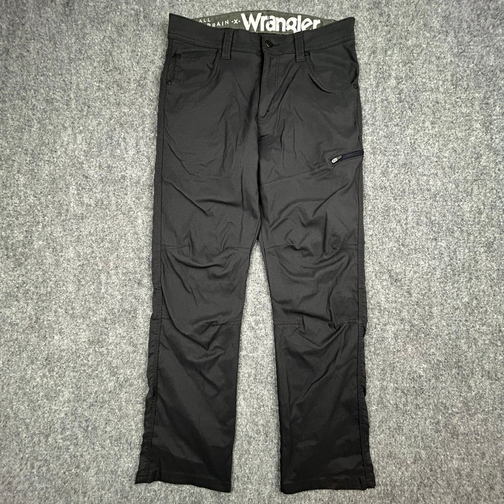 Wrangler ATG Utility Pants Mens 32x30 Black All Terrain Gear Tactical Hiking